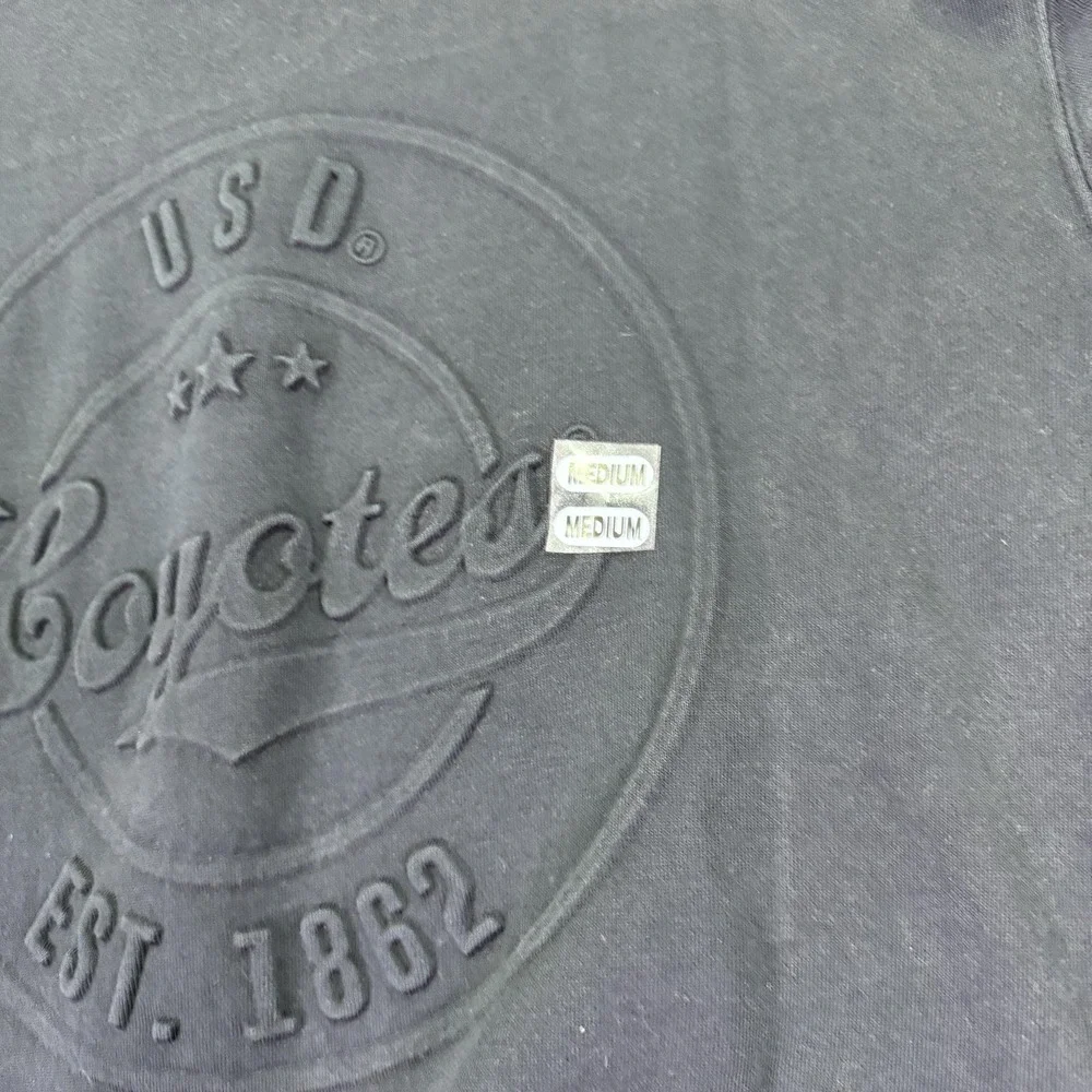 Gameday Social Sweatshirt Mens Medium Black Fleece Pullover USD Coyotes Crewneck